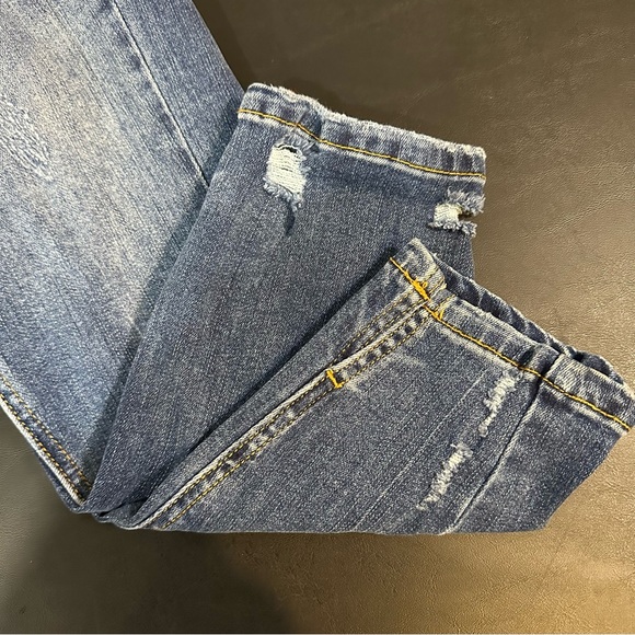 KanCan Button Fly High Rise Skinny Distressed - Picture 13 of 15